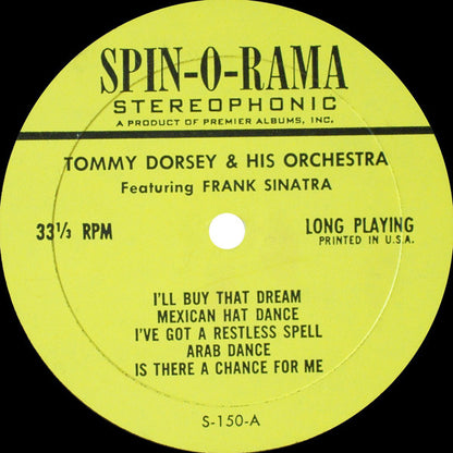 Tommy Dorsey And His Orchestra Featuring Frank Sinatra : Tommy Dorsey And His Orchestra Featuring Frank Sinatra (LP, Comp)