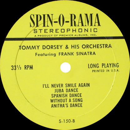 Tommy Dorsey And His Orchestra Featuring Frank Sinatra : Tommy Dorsey And His Orchestra Featuring Frank Sinatra (LP, Comp)