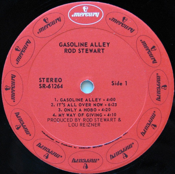 Rod Stewart : Gasoline Alley (LP, Album, Mer)