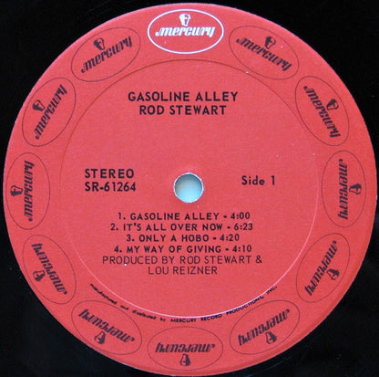Rod Stewart : Gasoline Alley (LP, Album, Mer)