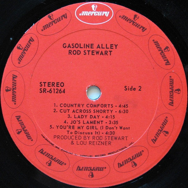 Rod Stewart : Gasoline Alley (LP, Album, Mer)