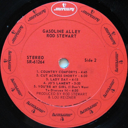 Rod Stewart : Gasoline Alley (LP, Album, Mer)