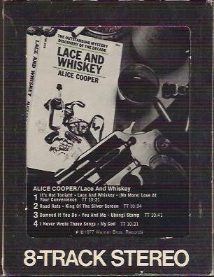 Alice Cooper (2) : Lace And Whiskey (8-Trk, Album, Jac)