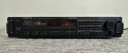 Carver CT-17 Preamplifier/Tuner * Fully Serviced * Tuner does work but can't lock stations * AS IS