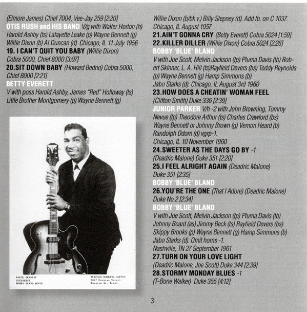 Wayne Bennett (2) : In Session - 1950-1961 (CD, Comp, Mono)