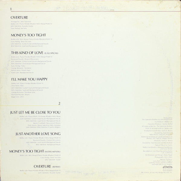 The Valentine Brothers : First Take (LP, Album)