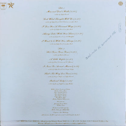 Willie Nelson : To Lefty From Willie (LP, Album, RE, Car)