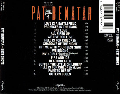 Pat Benatar : Best Shots (CD, Comp, EMI)