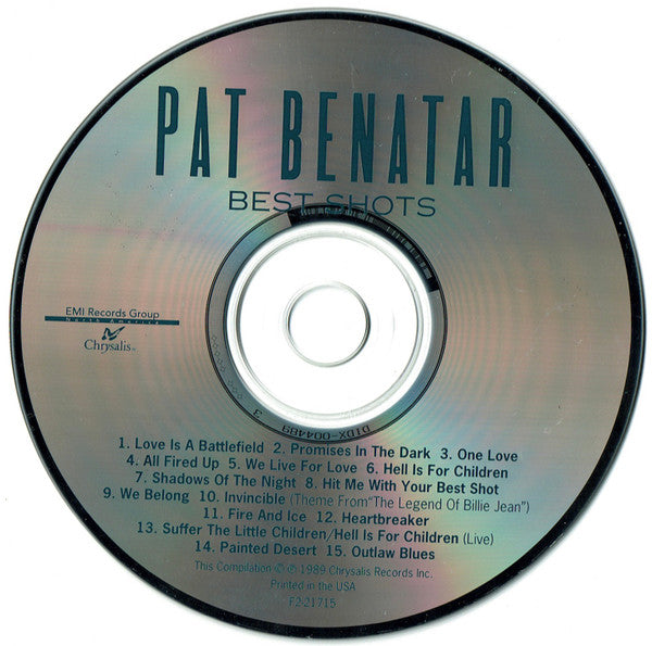 Pat Benatar : Best Shots (CD, Comp, EMI)
