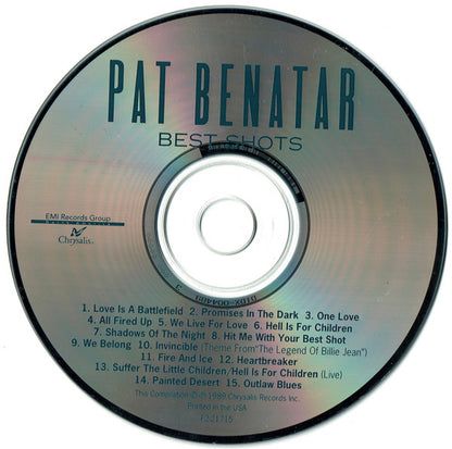 Pat Benatar : Best Shots (CD, Comp, EMI)