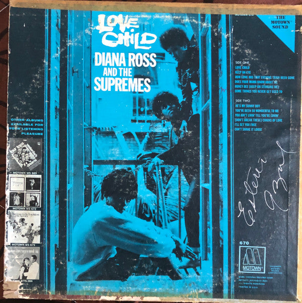 Diana Ross And The Supremes* : Love Child (LP, Album, RE, Ind)
