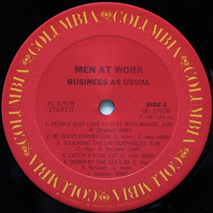 Men At Work : Business As Usual (LP, Album, Ter)