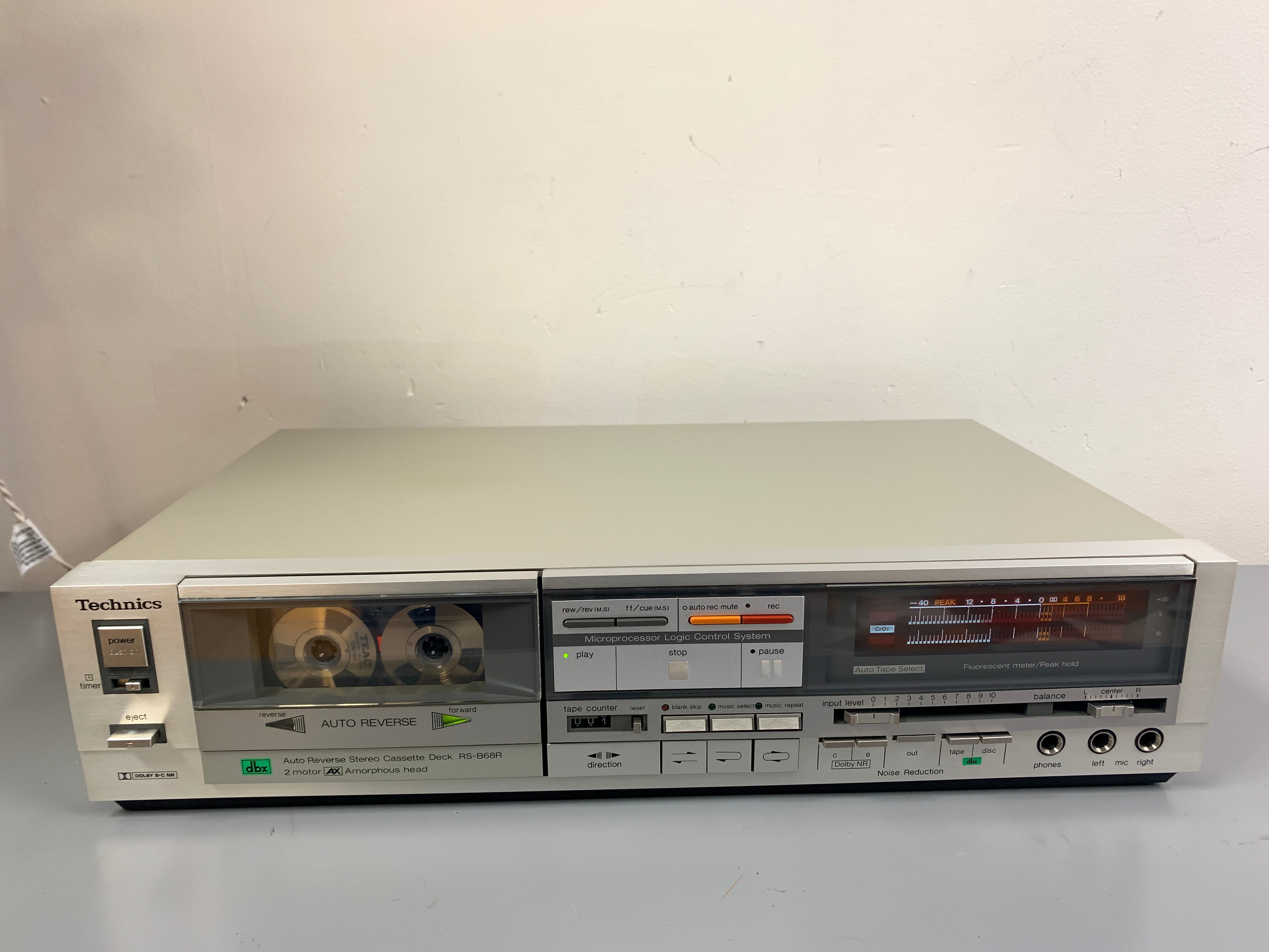 Technics RS-B68R Cassette Deck – The Turntable Store