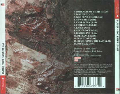 Slayer : God Hates Us All (CD, Album)