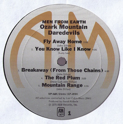 The Ozark Mountain Daredevils : Men From Earth (LP, Album, Ter)