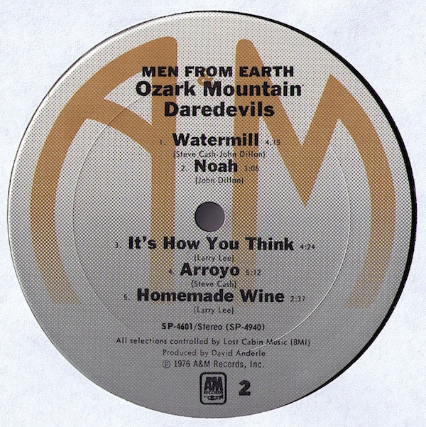 Buy The Ozark Mountain Daredevils : Men From Earth (LP, Album, Ter