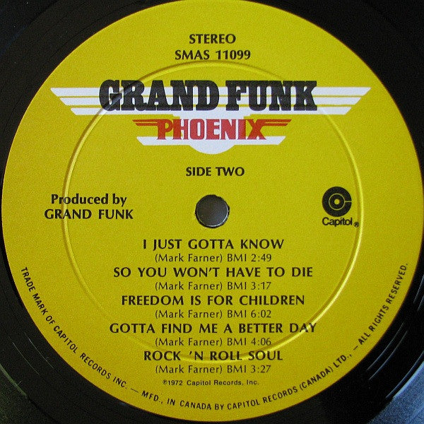 Grand Funk* : Phoenix (LP, Album)