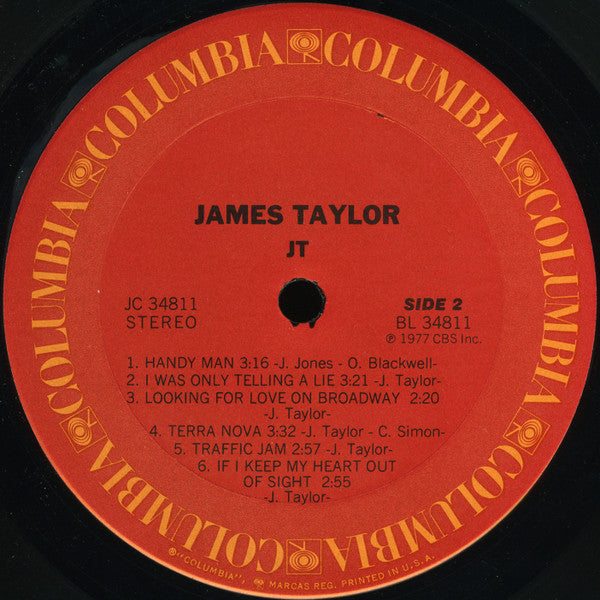 James Taylor (2) : JT (LP, Album, Ter)