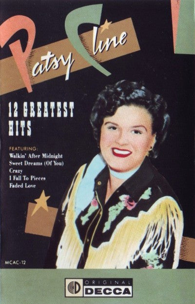 Patsy Cline : 12 Greatest Hits (Cass, Comp, RE, Dol)