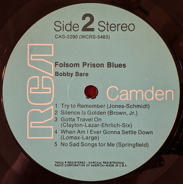 Bobby Bare : Folsom Prison Blues (LP, Album)