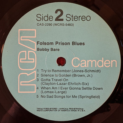 Bobby Bare : Folsom Prison Blues (LP, Album)