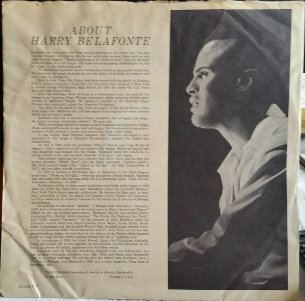 Harry Belafonte : The Many Moods Of Belafonte (LP, Album)