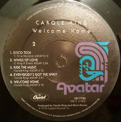 Carole King : Welcome Home (LP, Album, Pre)