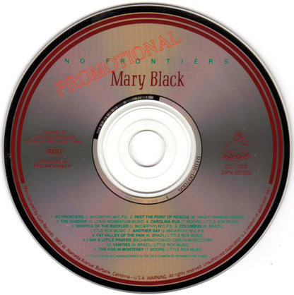 Mary Black : No Frontiers (CD, Album, Promo)