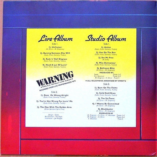 The Sweet : Strung Up (LP, Album, Gat + LP, Comp)