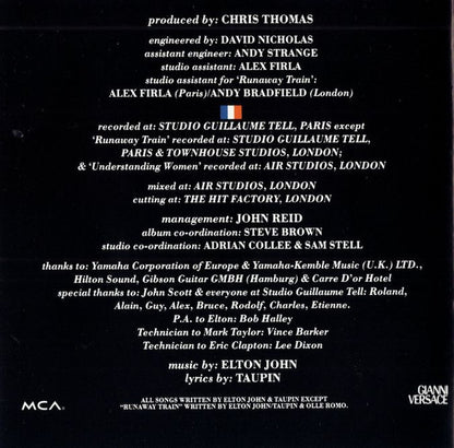 Elton John : The One (CD, Album, Club)