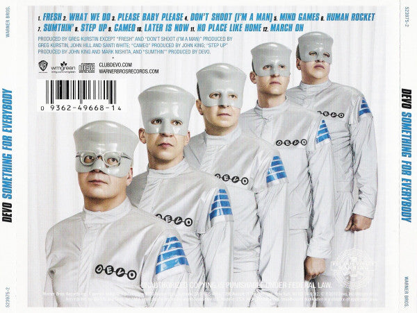 Devo : Something For Everybody (CD, Album)