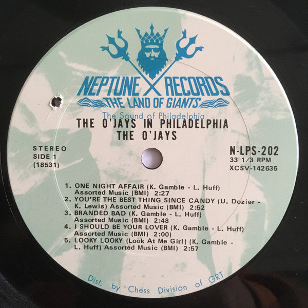 The O'Jays : The O'Jays In Philadelphia (LP, Album)