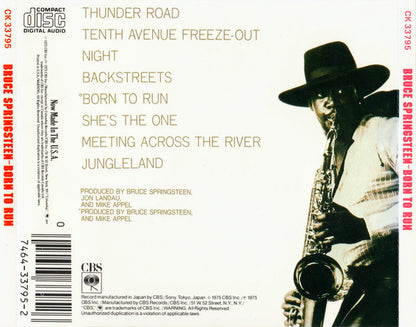 Bruce Springsteen : Born To Run (CD, Album, RE, Dig)