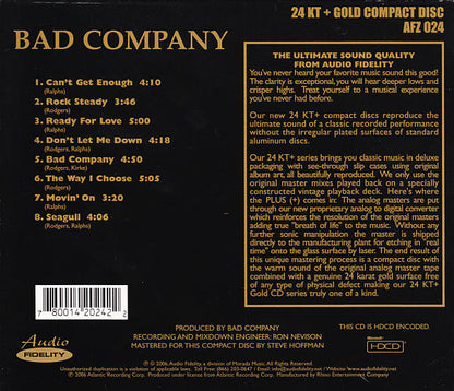 Bad Company (3) : Bad Company (HDCD, Album, RE, RM)