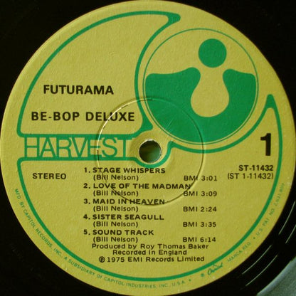Be+Bop Deluxe* : Futurama (LP, Album, Win)