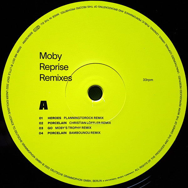 Moby : Reprise Remixes (2xLP, Album)