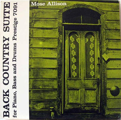Mose Allison : Back Country Suite For Piano, Bass And Drums (LP, Album, RE)