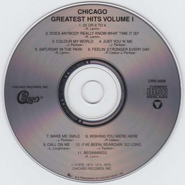 Chicago (2) : Chicago's Greatest Hits (CD, Comp)
