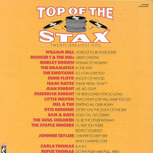 Various : Top Of The Stax - Twenty Greatest Hits (CD, Comp, Club, RE)