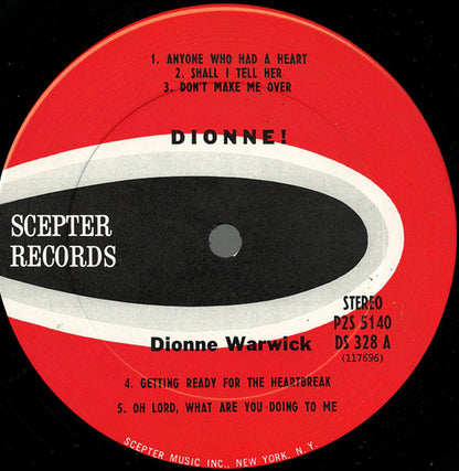 Dionne Warwick : Dionne! (2xLP, Comp, Club)