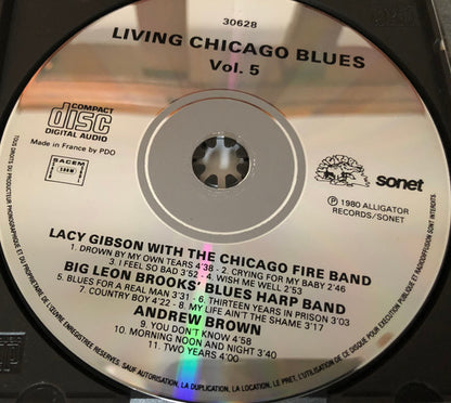 Lacy Gibson / Big Leon Brooks' Blues Harp Band / Andrew Brown : Living Chicago Blues Volume 5 (CD)