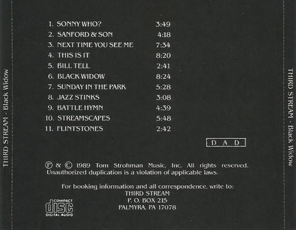 Third Stream : Black Widow (CD, Album)