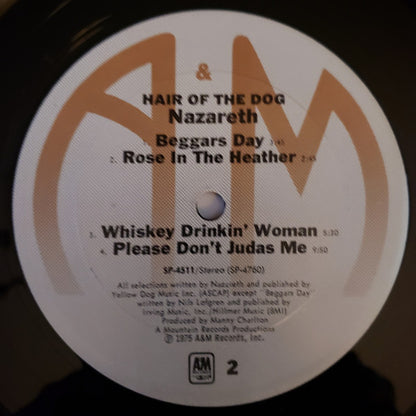 Nazareth (2) : Hair Of The Dog (LP, Album, RP, Ter)