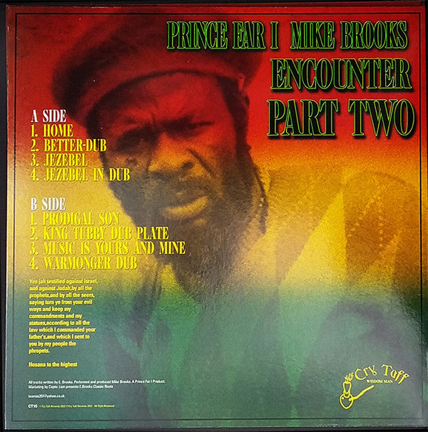 Prince Far I, Mike Brooks : Encounter Part Two (LP, Album)