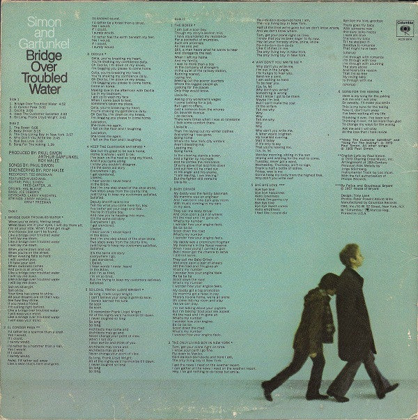 Simon & Garfunkel : Bridge Over Troubled Water (LP, Album, RP)