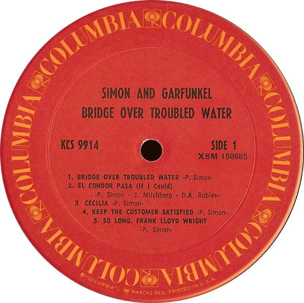 Simon & Garfunkel : Bridge Over Troubled Water (LP, Album, RP)