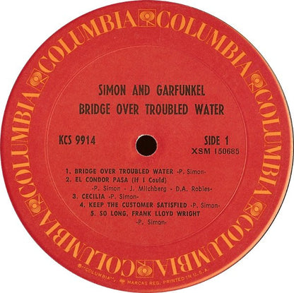 Simon & Garfunkel : Bridge Over Troubled Water (LP, Album, RP)