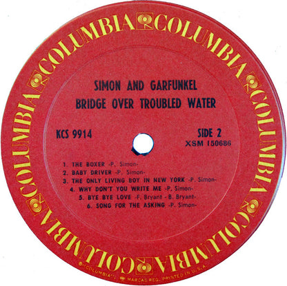 Simon & Garfunkel : Bridge Over Troubled Water (LP, Album, RP)
