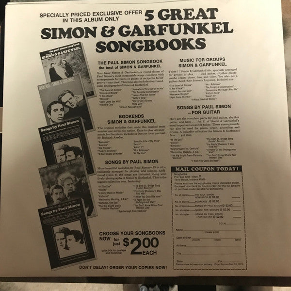 Simon & Garfunkel : Bridge Over Troubled Water (LP, Album, RP)