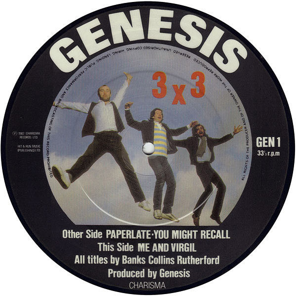 Genesis : 3 X 3 (7", EP, Pic)